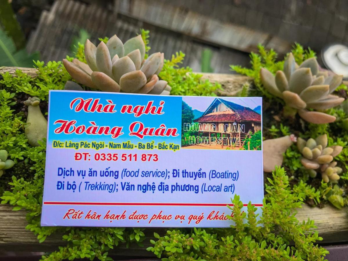 Hoàng Quân Homestay Ba Be Ngoại thất bức ảnh